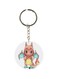 Single Sided Charmander Themed Keychain