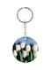 Flower Printed Keychain