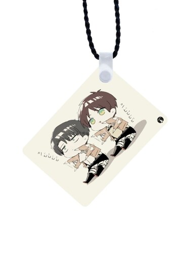 Attack On Titan Printed Car Mirror Pendant