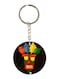 Double Sided Crash Printed Keychain