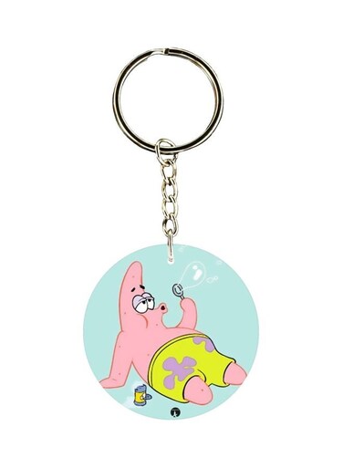 Cartoon Printed Keychain