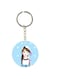 Double Sided Girl Printed Keychain