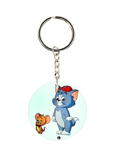 Tom And Jerry Printed Keychain