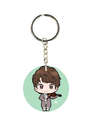Cartoon Character Printed Keychain