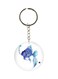 Fish Printed Single Sided Keychain