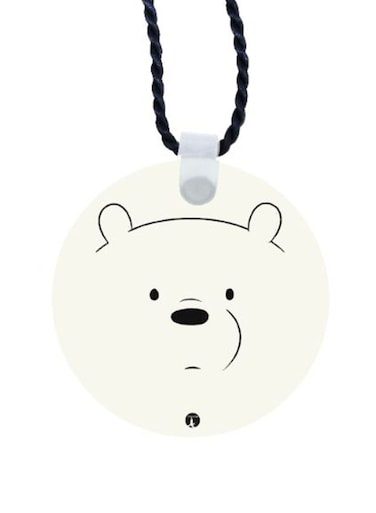 We Bare Bear Printed Car Mirror Pendant