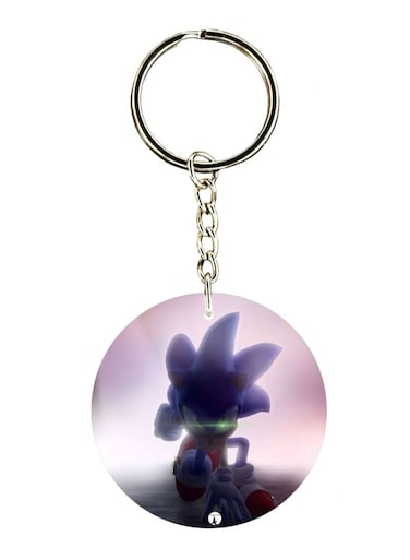 Sonic Printed Keychain