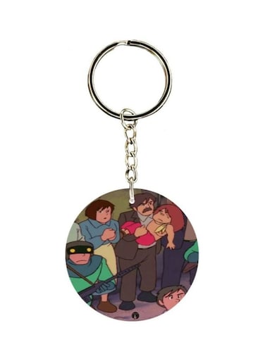Anime Adnan And Lina Printed Keychain