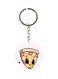 Pizza Printed Keychain