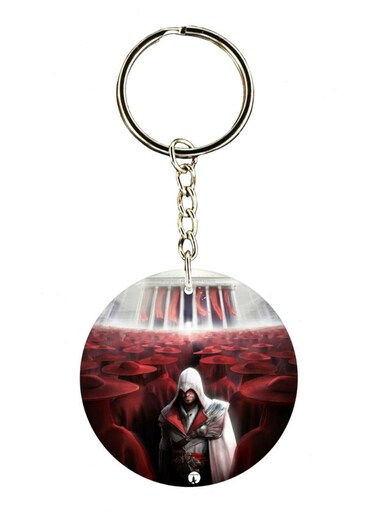 Assasins Creed Double Side Printed Keychain