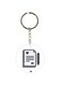Pen And Paper Printed Double Sided Keychain