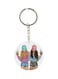 Single Sided Girl Printed Keychain