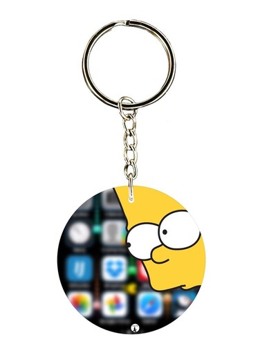Simpsons Printed Keychain