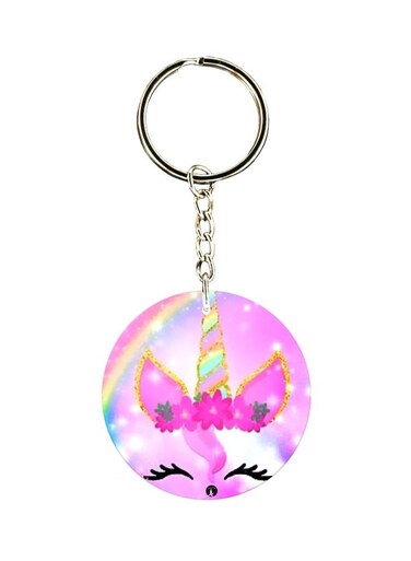 Unicorn Printed Keychain