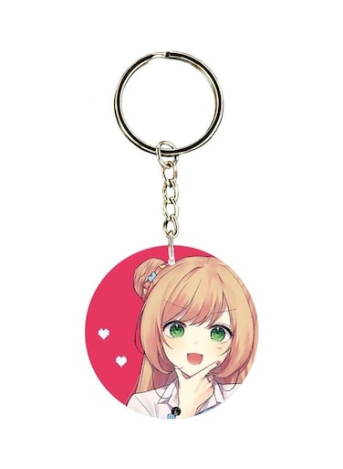 Girl Printed keychain