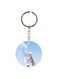 Cartoon Themed Single Sided Keychain