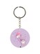 Cartoon Printed Double Sided Keychain