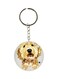 Dog Printed Single Sided Keychain