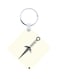 The Anime Naruto Printed Keychain White/Black
