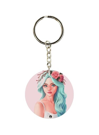 Printed Single Sided Keychain