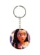 Cartoon Girl Printed Keychain