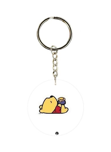 Cartoon Printed Double Sided Keychain