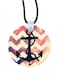 Anchor Printed Car Mirror Pendant