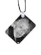 Albert Einstein Printed Car Mirror Pendant