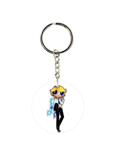 Single Sided Character Printed Keychain