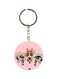 Cartoon Printed Dual Sided Keychain