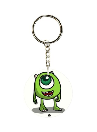 Cartoon Printed Double Sided Keychain