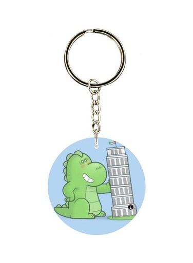 Dinosaur Printed Keychain
