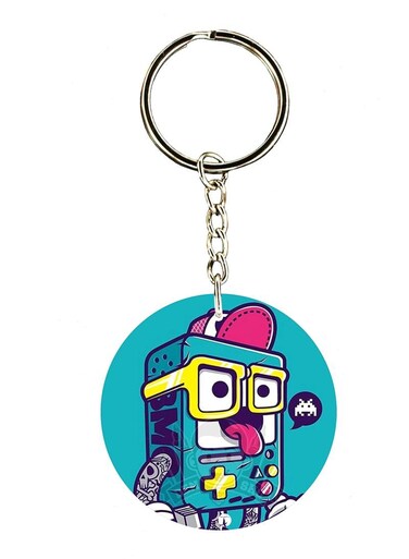 Double Side Gameboy Printed Keychain