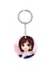 Animie Girl Printed Keychain