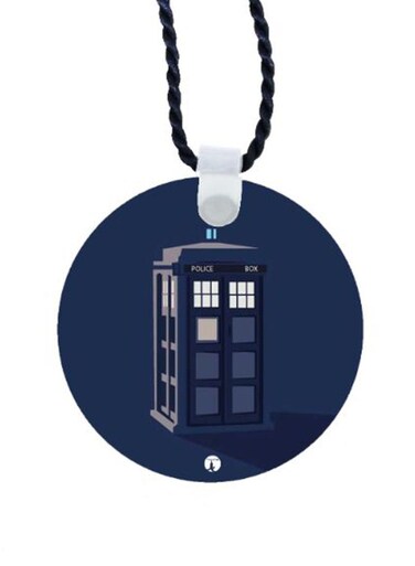 TV Show Doctor Who Printed Car Mirror Pendant
