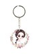 Girl Printed Plastic Keychain