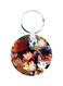 Digimon Anime Printed Wooden Keychain