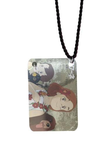 Flona Printed Car Mirror Pendant