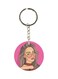 Single Sided Girl Printed Keychain