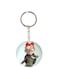 Cartoon Themed Single Sided Keychain