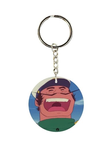 Adnan And Lina Anime Printed Keychain