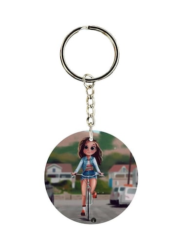 Printed Single Sided Keychain