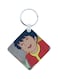 Adnan And Lina Wooden Keychain