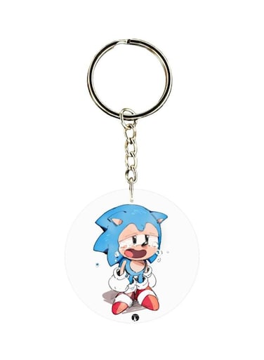 Sonic Printed Keychain