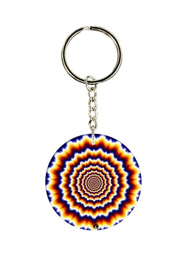 Printed Plastic Keychain