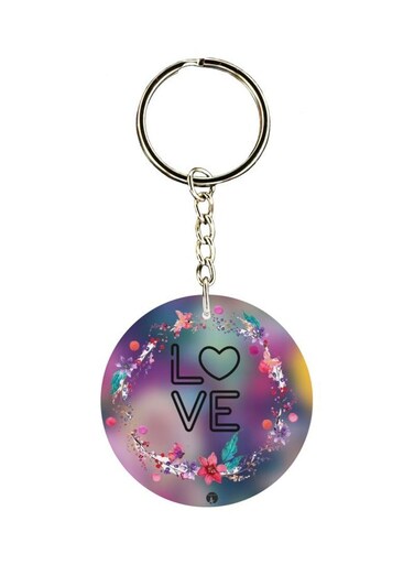 Love Printed Keychain