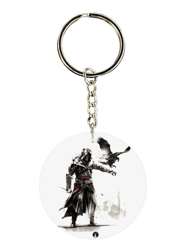 Assasins Creed Double Side Printed Keychain