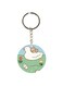 Cartoon Printed Single Sided Keychain