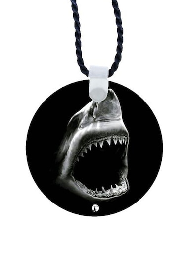 Shark Printed Car Mirror Pendant