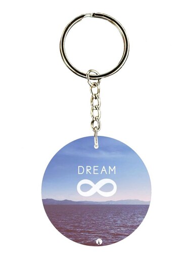English Phrases Printed Keychain